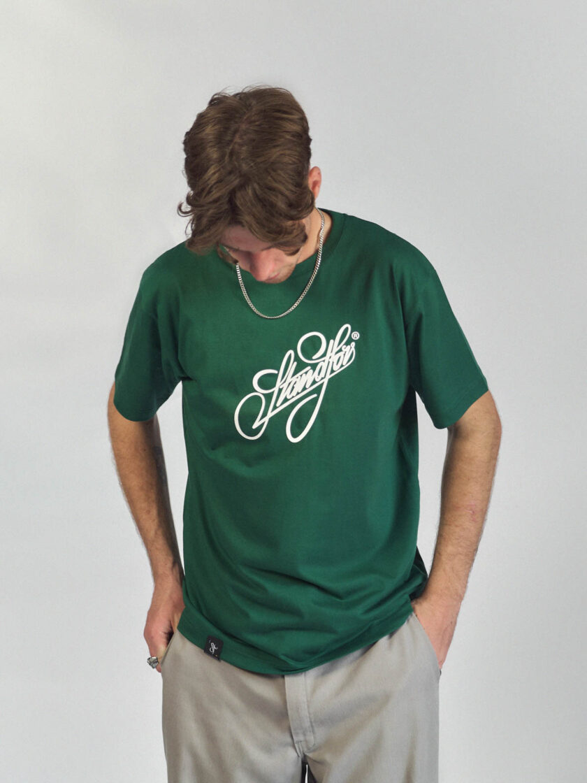 Standfor Signature Koszulka Ciemny Zielony Model