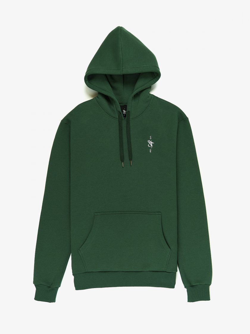 sf crew emblem hoodie green