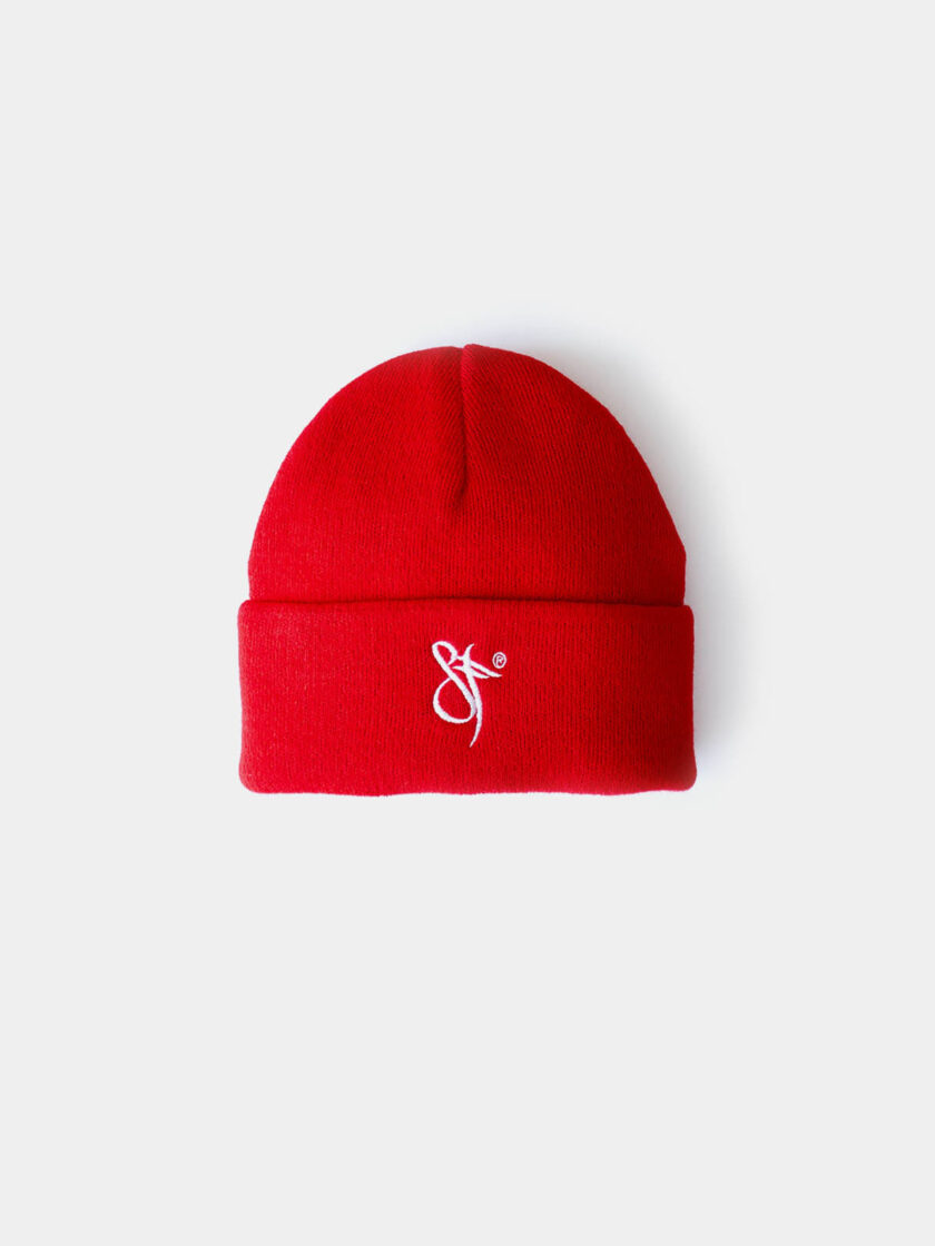 sf czerwona czapka haft design